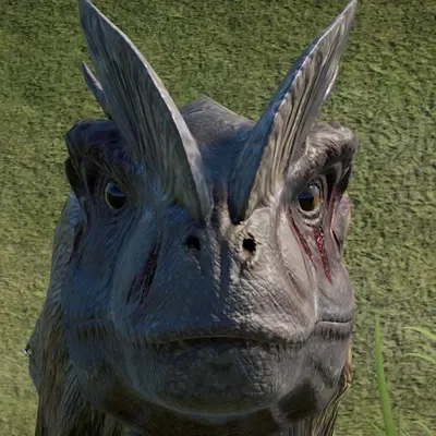 Friendly Dilophosaurus