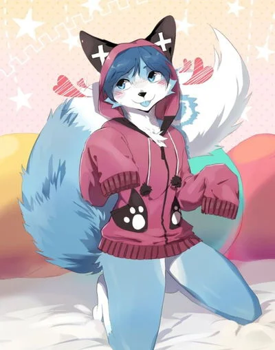 Furry femboy Koda
