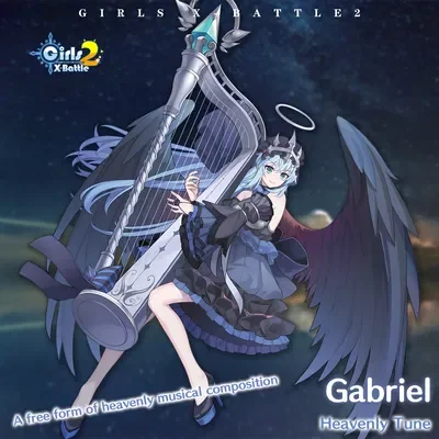 Gabriel the Angel of Depressing Tunes (chat inspo based of Prismriver poltergeist Sisters of Touhou PCB, and character names inspo from Girls X Battle 2)