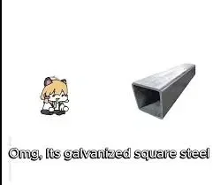 galvanized square steel