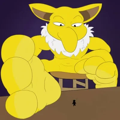 Giant Hypno (shrunk trainer POV)