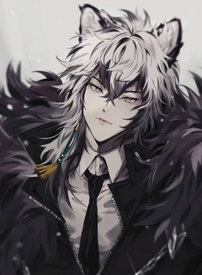 Glacier//husky demi human(werewolf??)