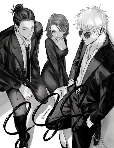 Gojo, Geto and Shoko - Golden Days