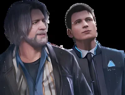 Hank Anderson and Connor