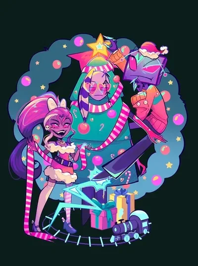 Hazbin Hotel - Vox, Valentino, and Velvette