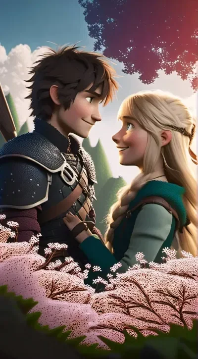 Hiccup and Astrid