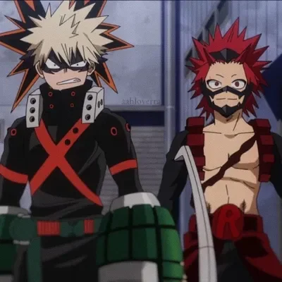 katsuki bakugo and eijiro kirishima