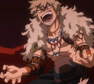 Katsuki Bakugo Barbarian Fantasy AU