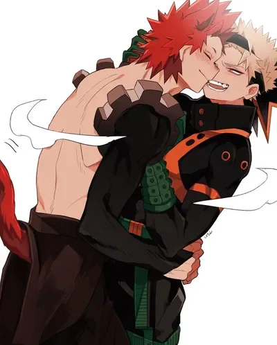 Katsuki Bakugou + Eijiro Kirishima (krbk)