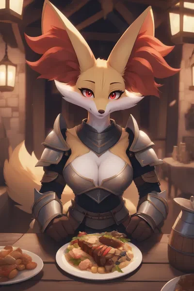 Kierra - Delphox, The warrior of your group.
