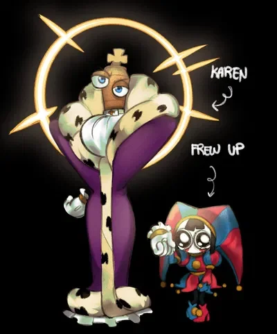 Kinger and Pomni (Agere, son/daughter dynamic)