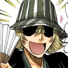 Kisuke Urahara and his neko friend