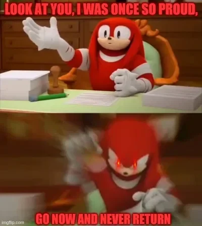 Knuckles from Sonic Boom