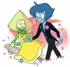 Lapis lazuli and peridot