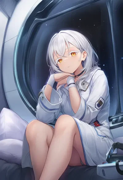 Life in a empty spaceship