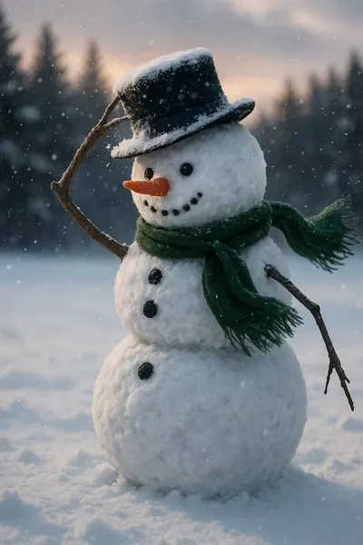 Literally just a snowman