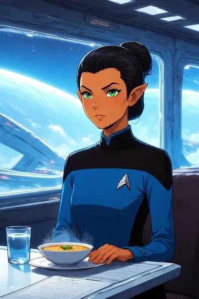 Lt. T'Ren - A Vulcan date