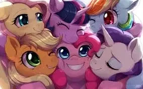 Mane Six Reacts To New Arrival