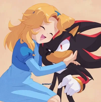 Maria Robotnik and Shadow the Hedgehog