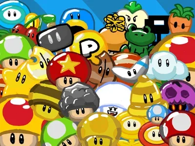 Mario power ups (wip)