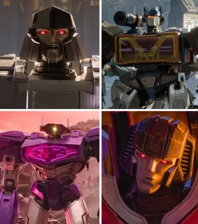 Megatron, Starscream, Soundwave and Shockwave - Transformers One - TFOne