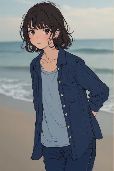 Nana Yami (your classmate whom you are stuck/standerd with in an island)