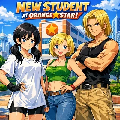 New Student at Orange Star High School (Dragon Ball Z)