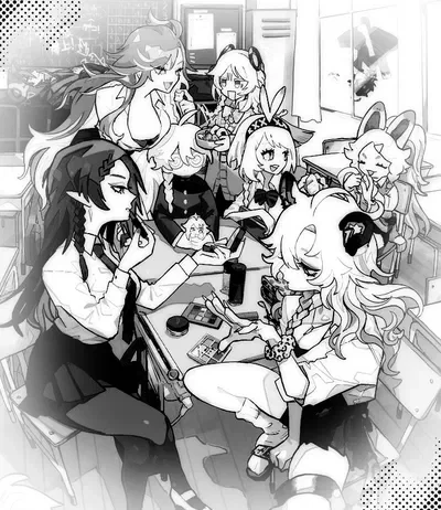 (NEW VERSION)Genshin Impact | College au