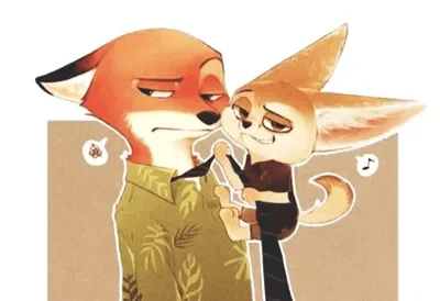 Nick & Finnick -Father & Son AU-