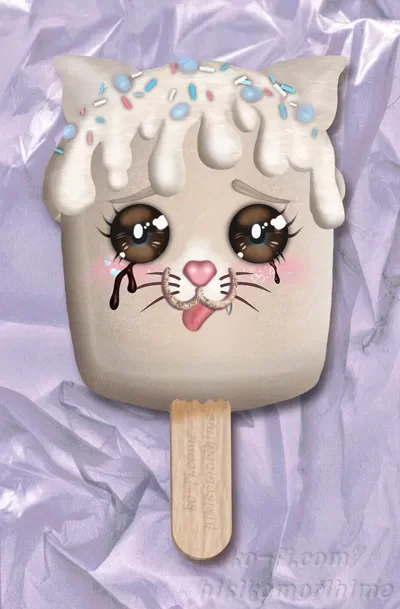 ‘Nilla, the sentient neko ice cream popsicle