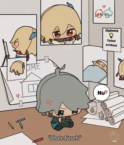 Nui!Kaveh and Nui!Alhaitham || Genshin Impact