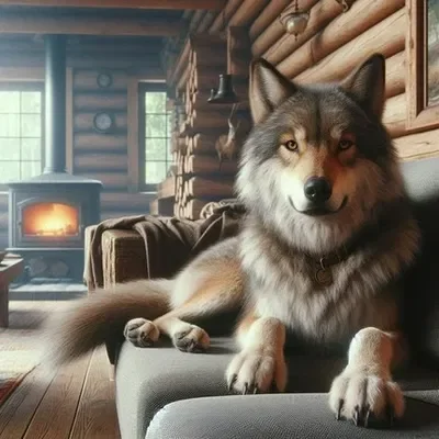 *old* wolf pet (Soren) + announcement