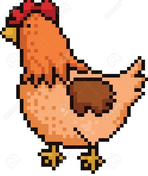Pixel chicken