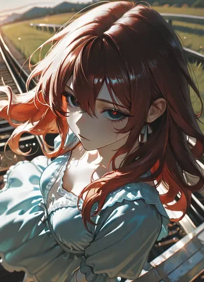 Porcelain doll Solveig