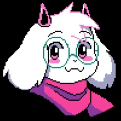 Ralsei (new, "blank slate" version.)