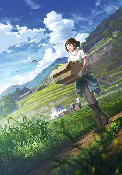 Rin - A peaceful life with her in countryside japan