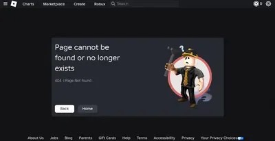 ROBLOX Error 404