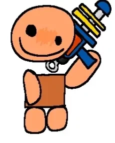 Robloxian with a Blaster