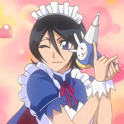 Rukia Kuchiki but she is your maid