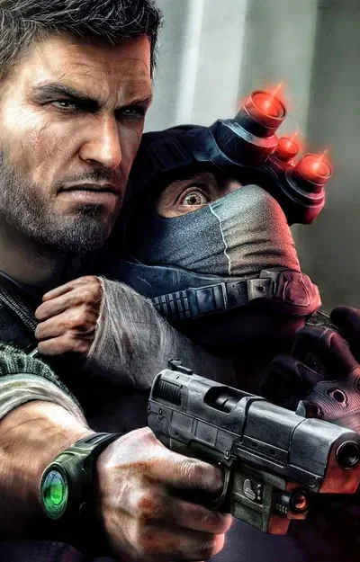 Sam Fisher. (Conviction version.)