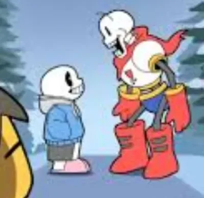 Sans and papyrus