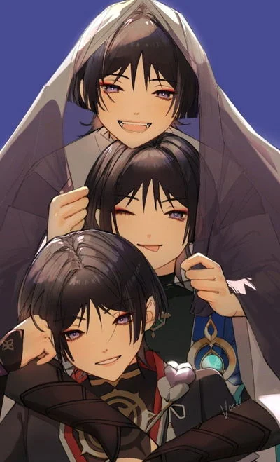 Scara, wanderer and kuni