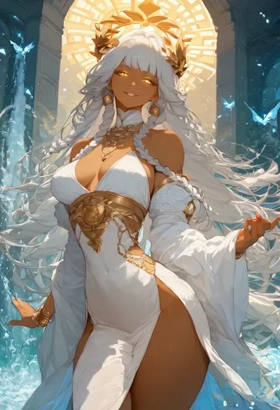 Seren, a female immortal bard