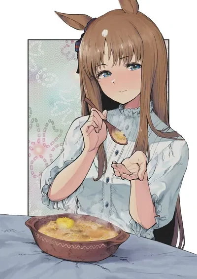 She wants to feed you so she won't get fat