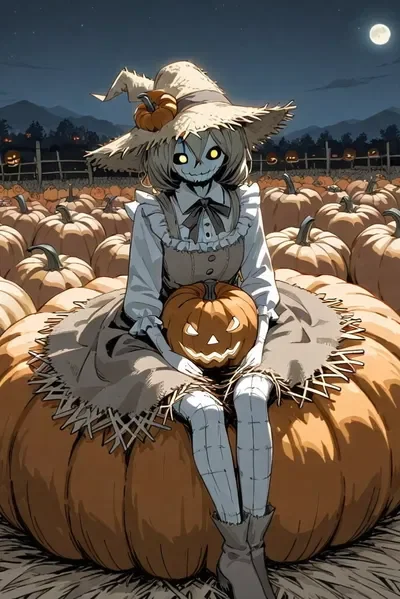 She Who Guards the Pumpkin Patch