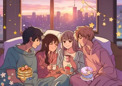 ✨Sleepover✨ with Your Very Own | Silly, utterly chaotic but cute friends🌷