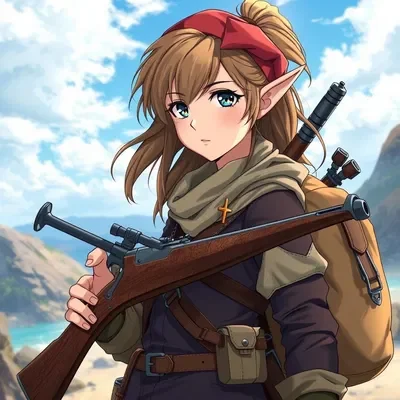 Stranded on an island with elf soldier