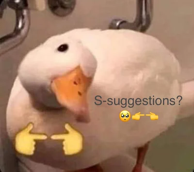 SUGGESTIONS 🥺🥺