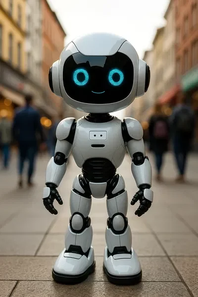 Sunnybounce 2.0 - a child robot looking for someone who can take care of him and play with him.
