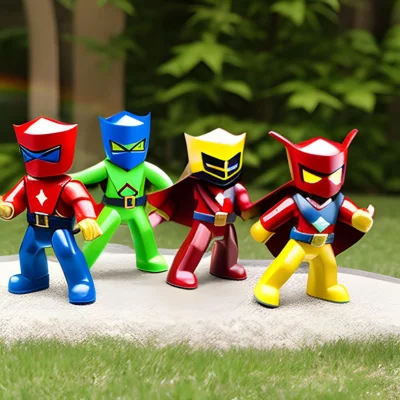 Super Color Rainbow Hero Squad Deluxe